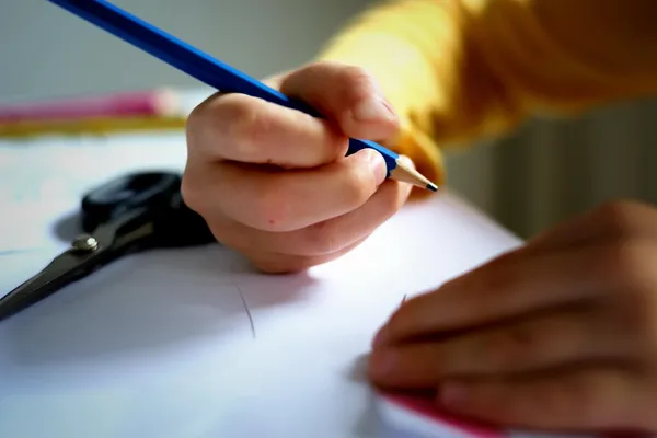 schreibende Hand 
