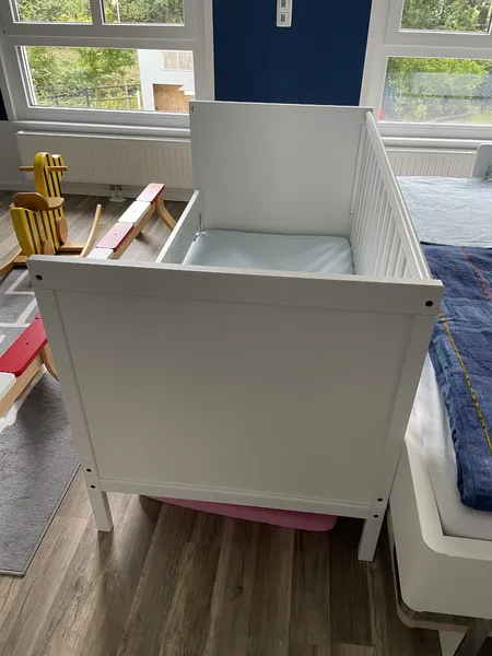 Das Bett von vorne 
