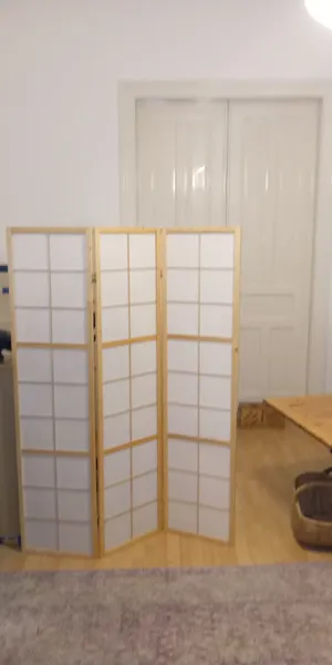 3 seitiger Paravent, gut erhalten.