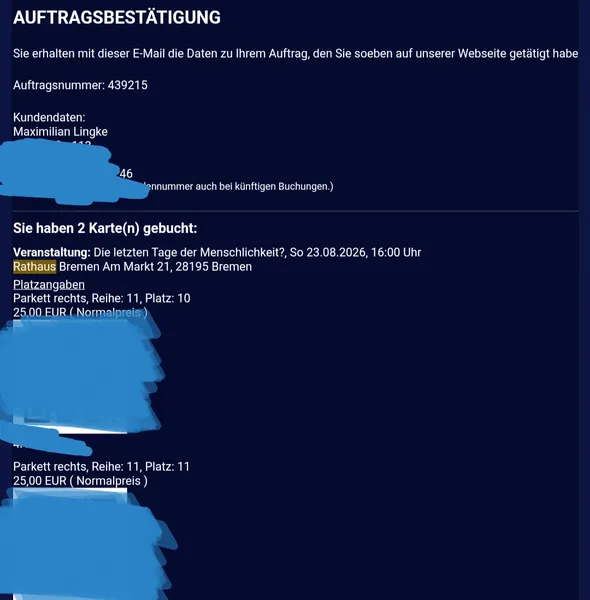 email tickets 