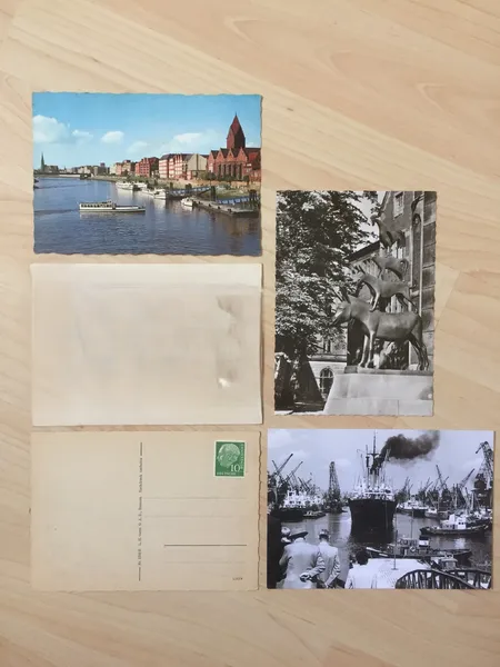 Alte Bremen Postkarten um 1950 