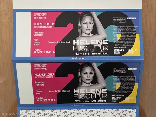 2x Ticket
