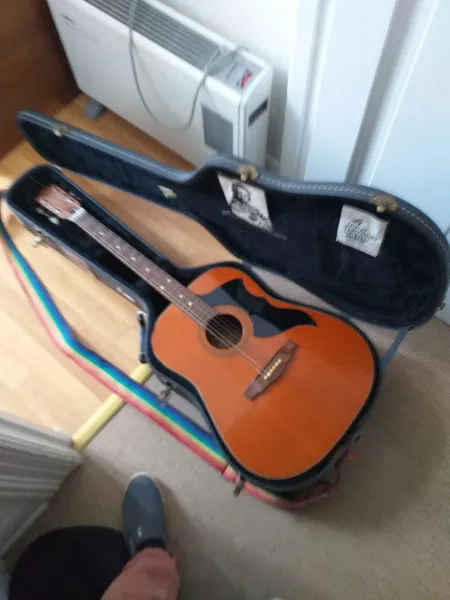 Gitarre und Koffer 