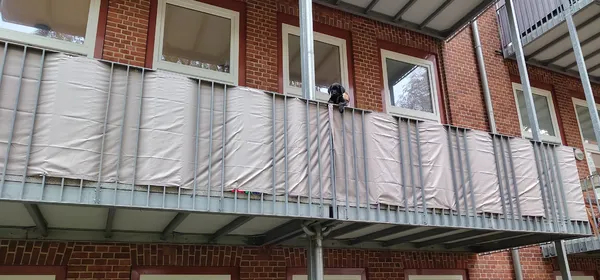 Sichtschutz am Balkon