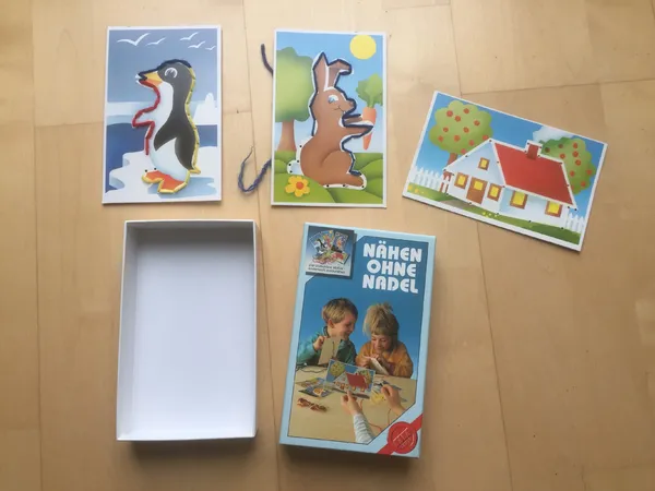   Nähen ohne Nadel - Kinder / Reise-Spiel 