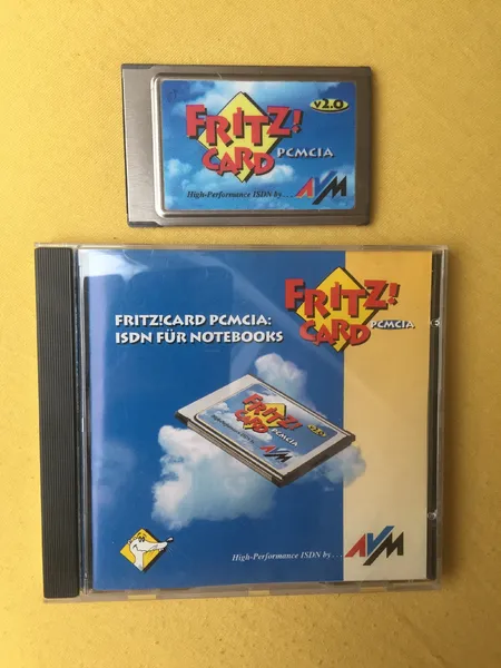 Fritz!Card PCMCIA v2.0 ISDN Karte für Notebook 