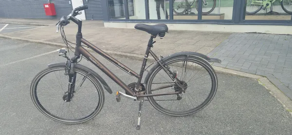 Fahrrad ganz