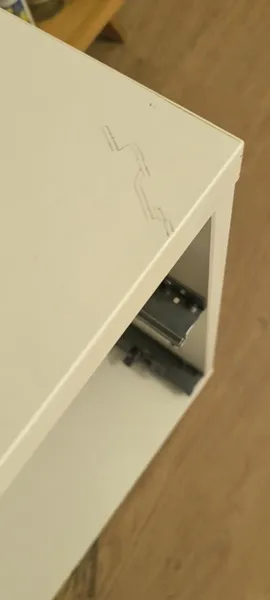 Kratzer auf der Deckplatte 