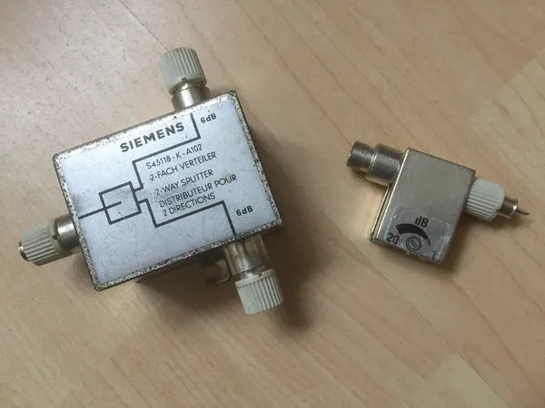 Siemens Antennen Dämpfungsregler/2-Fachverteiler 