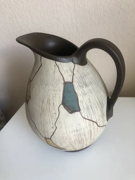 Hochwertige Vase / Krug Sawa Napoli 1950 