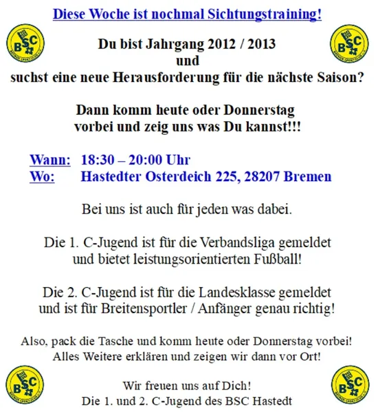 Darf gerne geteilt oder weitergeleitet werden! ;-)
