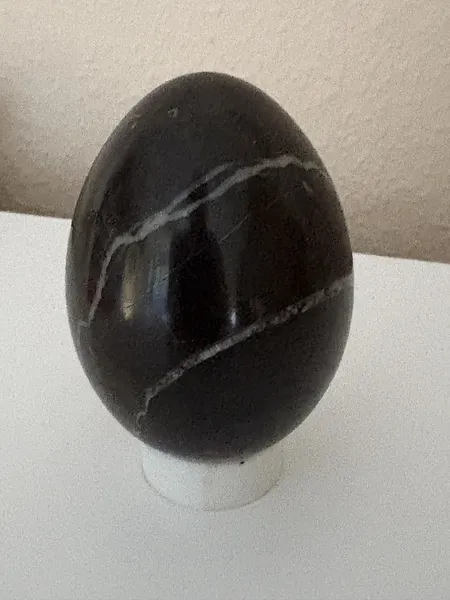   Rauchquarz / Onyx / Achat Zebra-Ei -Sammler- 