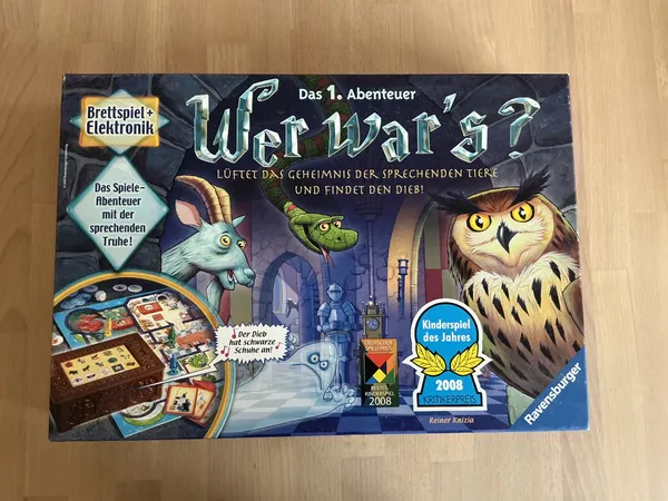 Spiel Wer war‘s? Originalverpackung Vorne