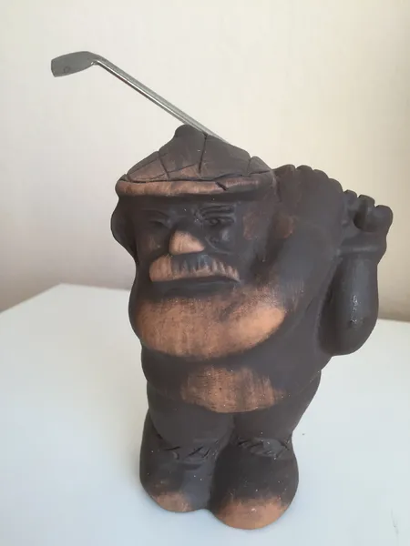 Hallo Golffreunde - Golf-Trophäe u. Golfbälle 